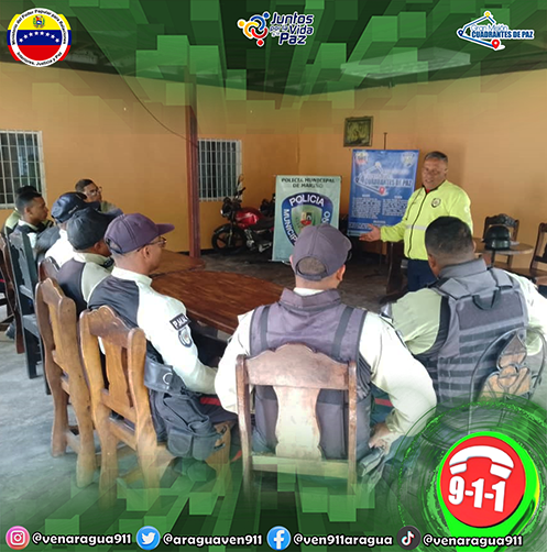 El Primer Inspector Frank Pereda de la (CPNB) adscrito al servicio del VEN 9-1-1 Aragua, realizó inspección y verificación del estado físico y funcionamiento general de las Líneas, Equipos Telefónicos y unidades de transportes asignada a los Cuadrantes de Paz de Santiago Mariño.