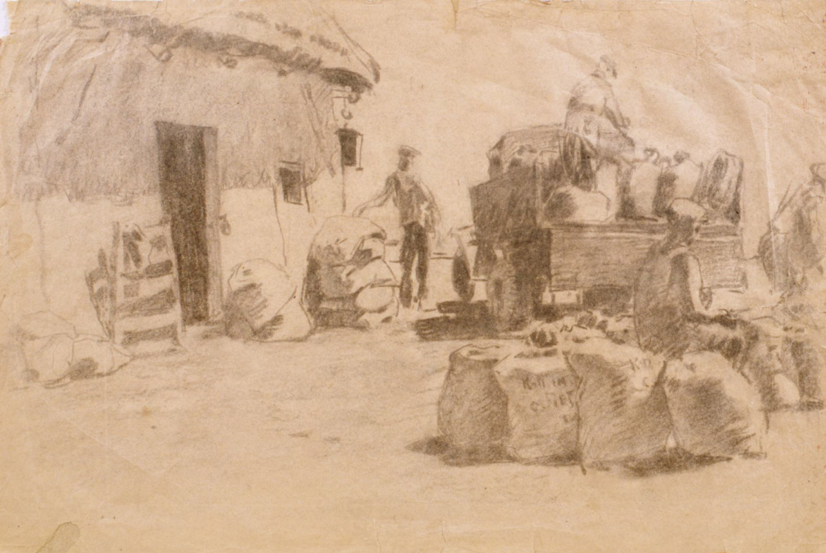 ArtistYablonska's tweet photo. Study for 'Bread' https://t.co/ECYEYPwEGb https://t.co/DNAYjbO9Xe