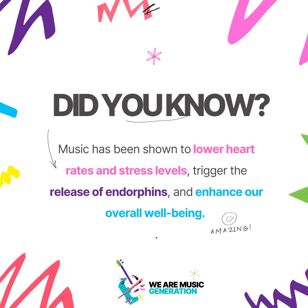 Did you know…? 🎵  For many people the gift of music is a form of therapy.  Listening to music has been scientifically proven to reduce stress, increase dopamine (the feel good hormone) and reduce cortisol levels. How amazing!
Such a great reason to crank up your favourite song