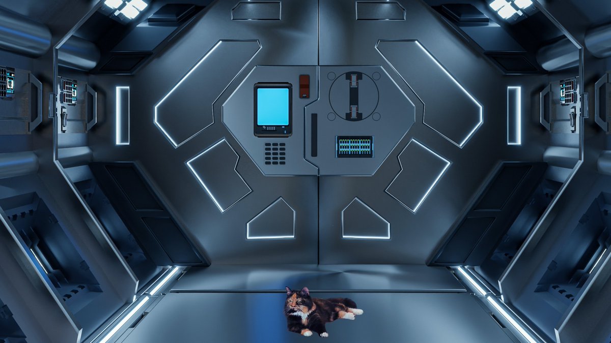 For a long moment, he wondered if they’d stumbled across some undiscovered wormhole, one which had swept him away to some alternate reality. But no, there really was a 𝘤𝘢𝘵 sitting by his feet, staring up at him with unearthly, unblinking peridot eyes.
#SciFiFri