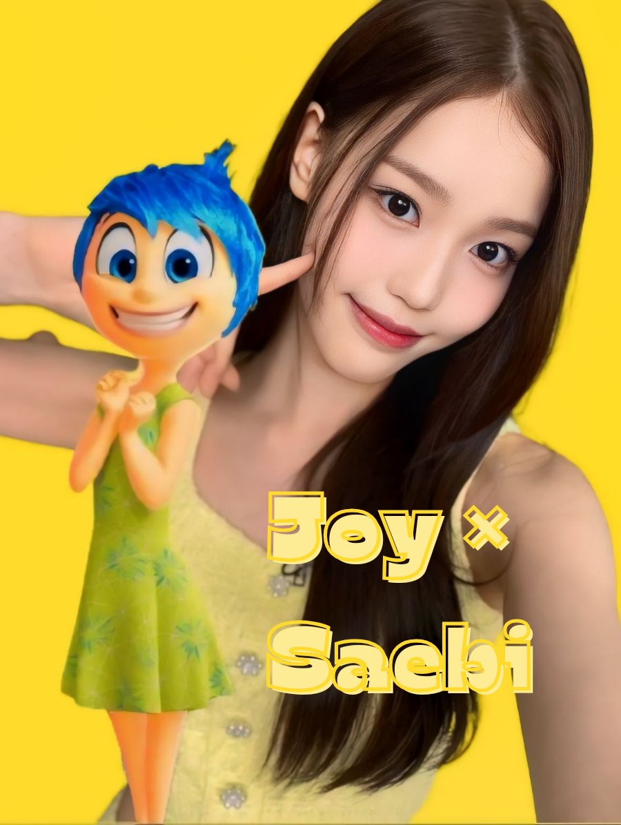 jusmnemosyne's tweet photo. Saebi as Joy https://t.co/S8c93G0543