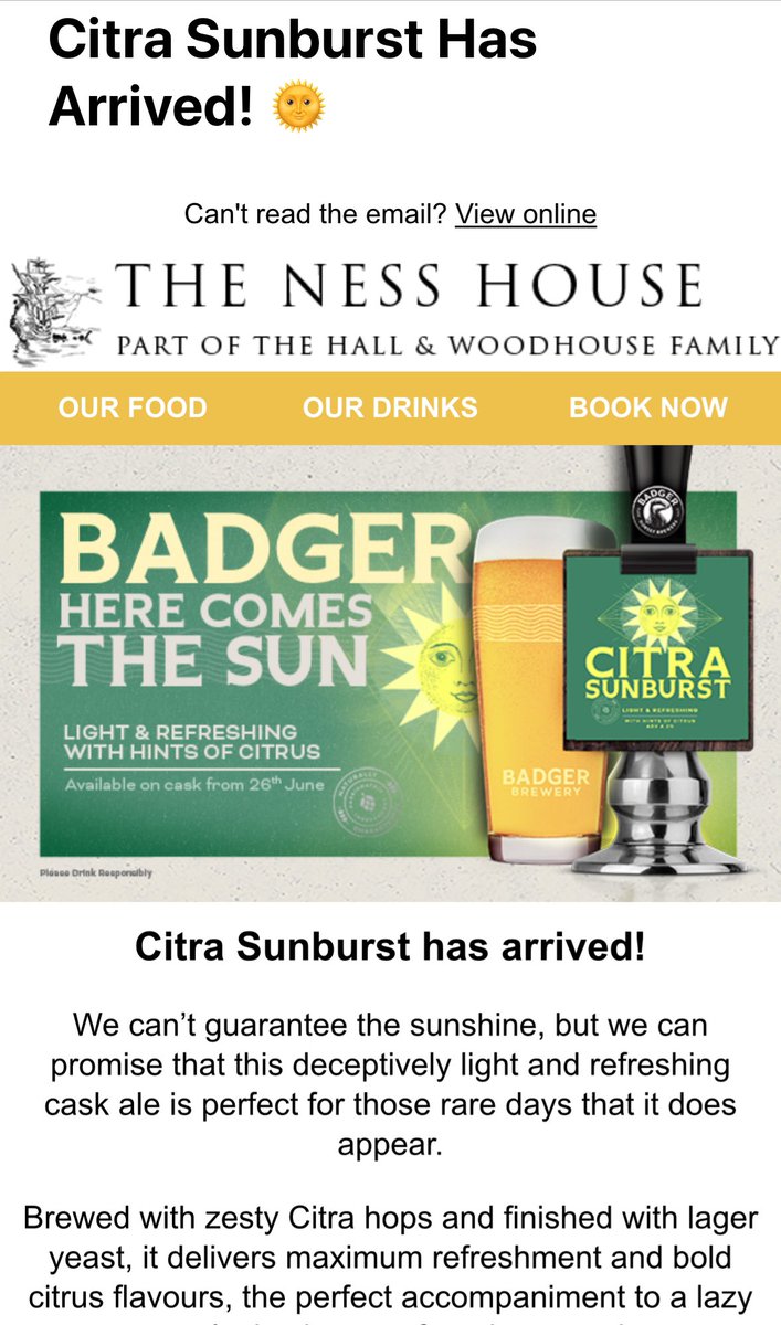 KarlLehmann's tweet photo. @BadgerPubs - might want to get your marketing people to link in with the opps teams - you said it’s here - so I came - and it isn’t! 😉 https://t.co/aRYJHH1T4z