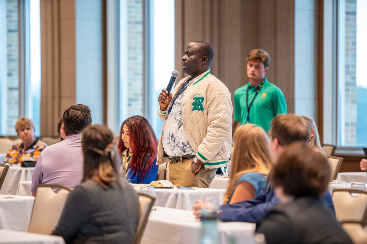 UNDResearch's tweet photo. That’s a wrap on our #scicomm symposium, but we hope the dialogue in this space will continue flowing. We ended our time together with a simulation exercise in which attendees considered if and how AI should be used in college admissions. An instructive few days! #pcst2024 https://t.co/5X8BPG1xoF