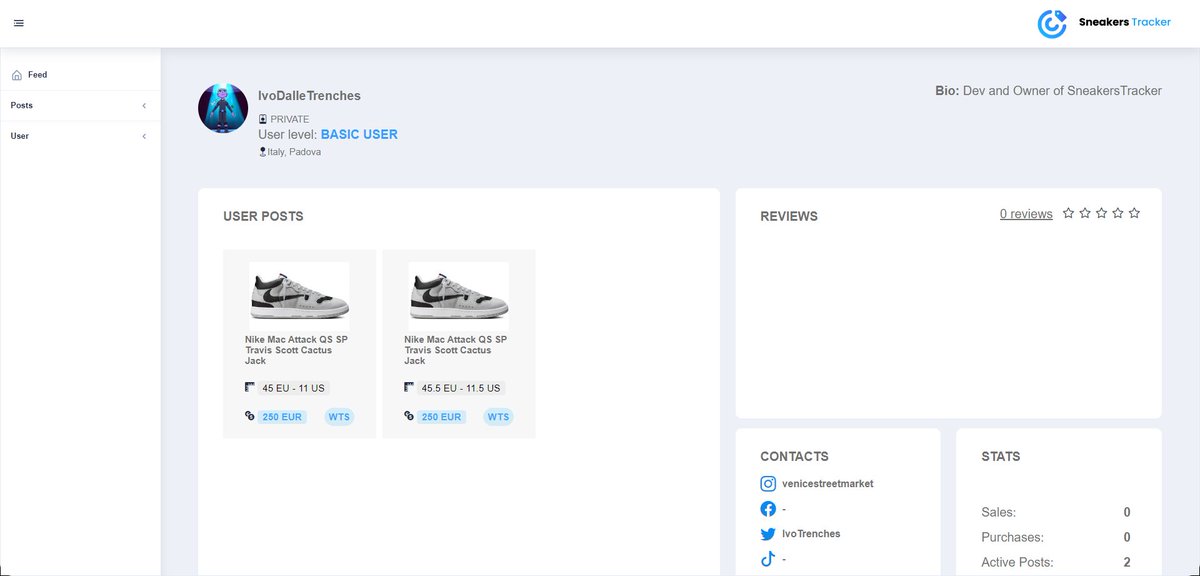 Have you tried the new SneakersTracker Marketplace yet?

Sell, Buy, Leave reviews, search local stores and much more without any fee!

SneakersTracker Marketplace is FREE for all.

Join now and try it at 
sneakerstracker.com/#/marketplace

This is my profile!