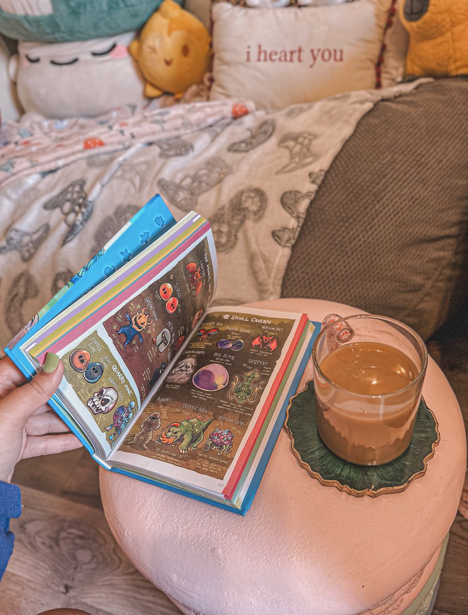 Simplehylian's tweet photo. I finally got the stardew valley 1.6 guidebook &amp; it’s so pretty 🥹🩵🌾 https://t.co/HZNL3LFEOC