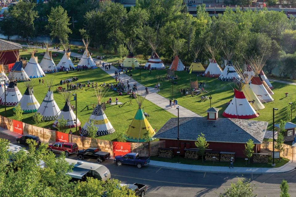 ThatChrisMcKee's tweet photo. @Enbridge Elbow River Camp 
@NCIAF_Canada continuing to Nourish Nations and Empower Generations!
#ReconciliAG https://t.co/ZXTsjrll2x