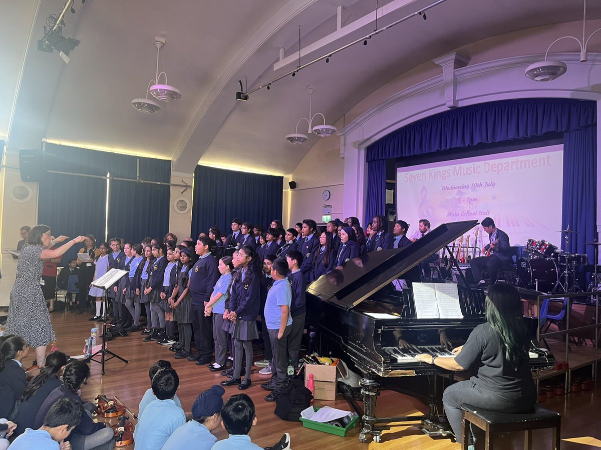 Culminating in the all through choir of staff and students. What a joy 👑