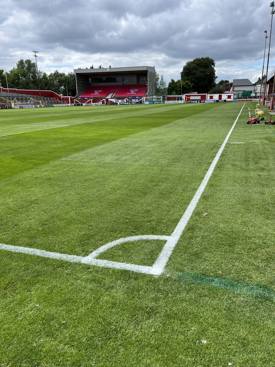 proflinemarking's tweet photo. Tolka Pk marked and ready for European action tonight , best of luck to @shelsfc  @AirtricityLeagu @proflinemarking https://t.co/2WRW4eiMSq