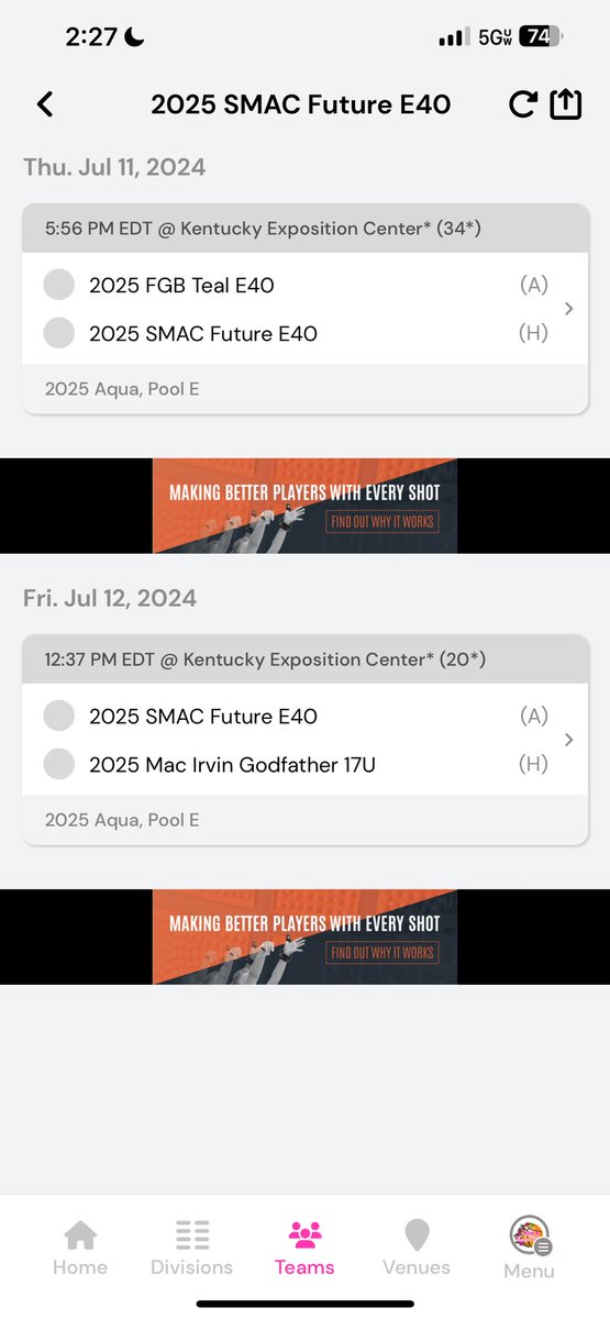 Schedule so far for <a href="/TFNsRun4Roses/">TFN's Run 4 Roses</a> !!!!