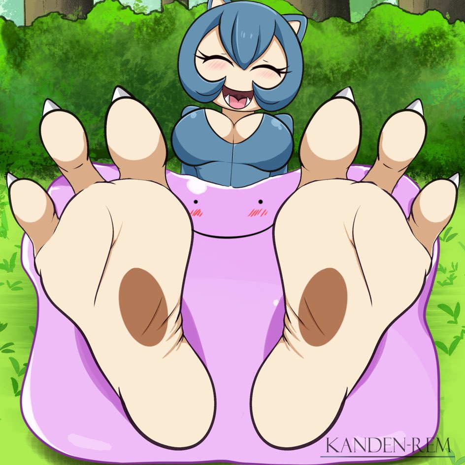 KandenRem's tweet photo. I forgot to submit this sequence XD

Snorvoir vs Ditto (she’s losing) https://t.co/UFQv5lQMqQ