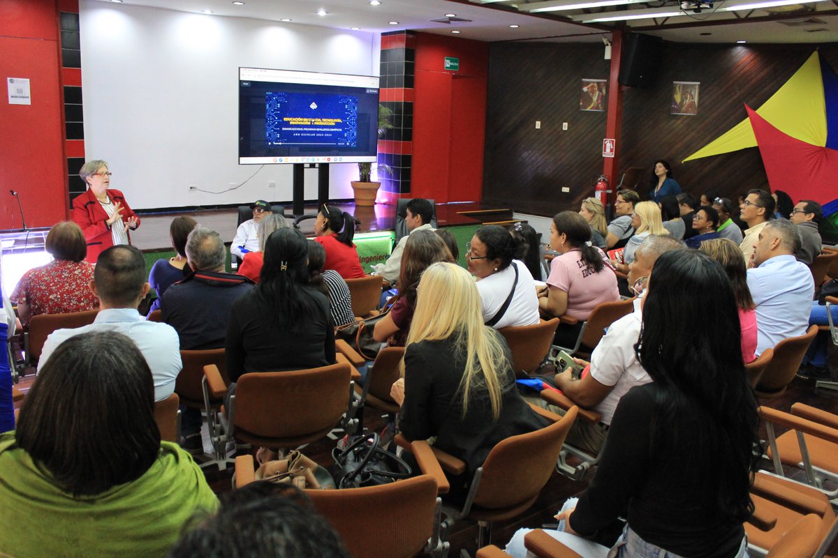 FiiidtVe's tweet photo. Directoras de 40 unidades educativas del estado Miranda atendidas por los Semilleros Científicos del Ministerio de Ciencia y Tecnología, visitan la Fundación Instituto de Ingeniería para fotalecer la alianza institucional y ver germinar la nueva generación científica de Venezuela https://t.co/C56Yqz82kt