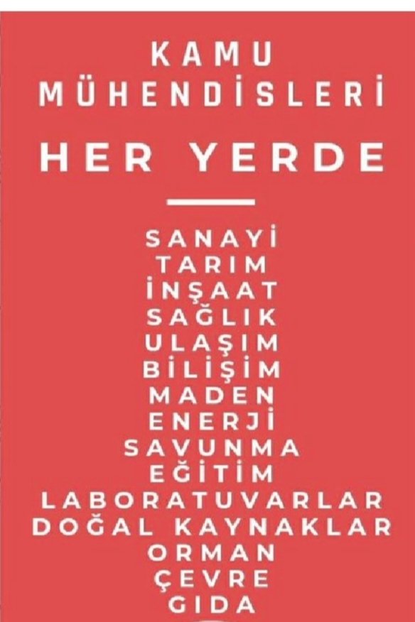 Ülkesi için gece gündüz demeden çalışan #kaMUhendisleri olarak;
Mühendislik Meslek Kanunu 
Mühendislik Meslek Kanunu 
Mühendislik Meslek Kanunu 
istiyoruz.
#MuhTekTrmOrmn
<a href="/RTErdogan/">Recep Tayyip Erdoğan</a> 
<a href="/dbdevletbahceli/">Devlet Bahçeli</a> 
<a href="/eczozgurozel/">Özgür Özel</a> 
<a href="/Akparti/">AK Parti</a> 
<a href="/MHP_Bilgi/">MHP</a> 
<a href="/herkesicinCHP/">CHP 🇹🇷</a>
