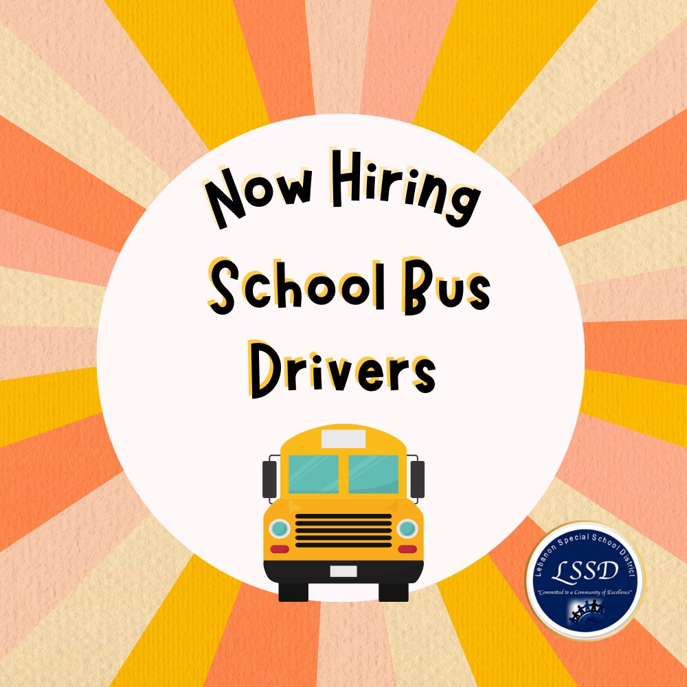 Lebanon Special School District is seeking dedicated individuals to join our team as Bus Drivers. For more information follow the link: edl.io/n1942441