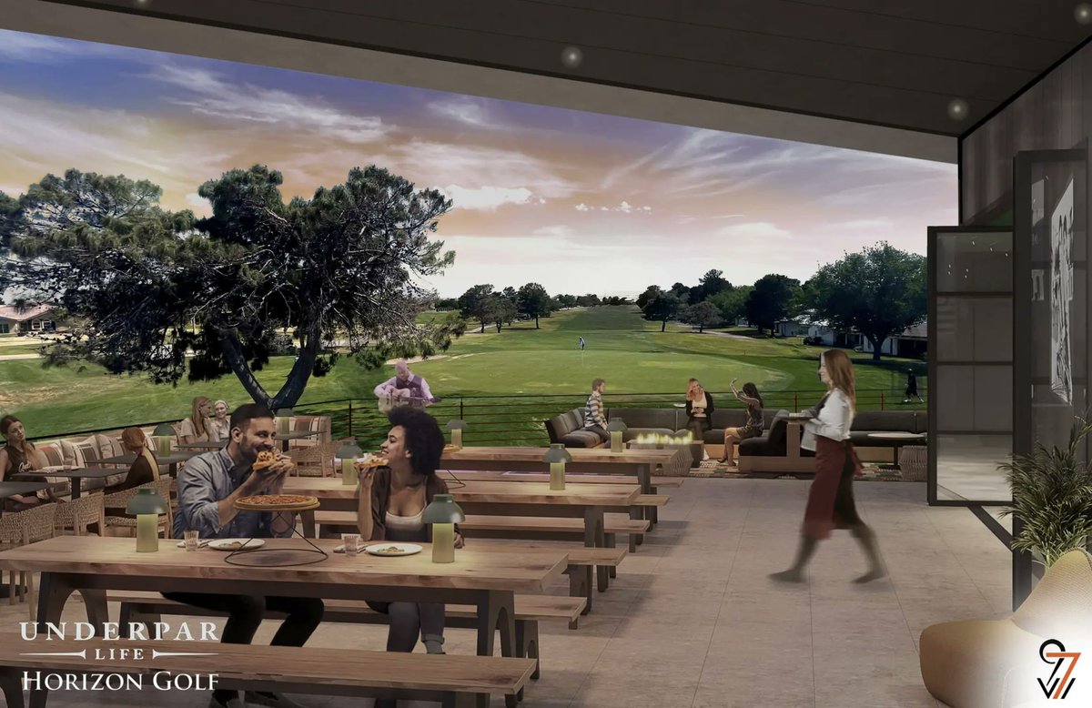 Rbi_Ben's tweet photo. Renderings of UnderPar Life on Horizon Golf Club in El Paso: https://t.co/av1gnCcW5y