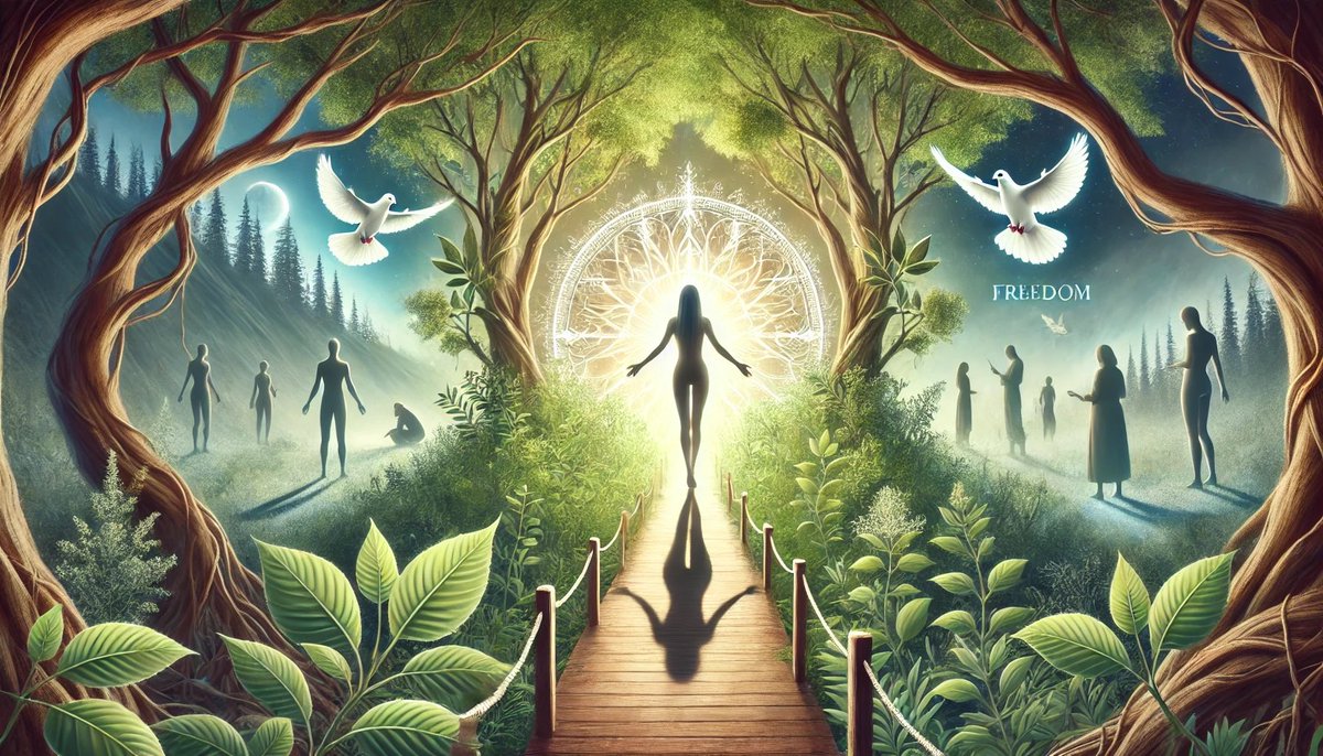True freedom lies in the autonomy of the individual, unshackled by the dogmas of traditions, religions, or ideologies, yet deeply rooted in the wisdom of our natural essence. 🌿🕊️ #Freedom