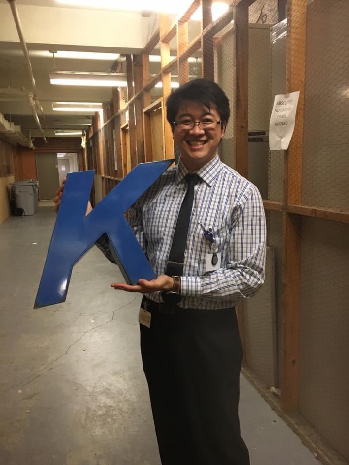 CuongHLe's tweet photo. Here’s one of the letters salvaged from the original Oakland hospital. This photo is from my first trip to the archives as an intern in 2018. Big congrats to @kpeastbayarea and the rebuilt Oakland Medical Center for its 10 year anniversary!🎉 https://t.co/Ng9P5e7pOw
