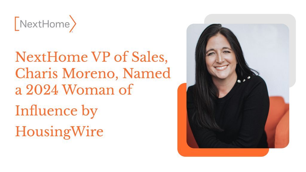 We are proud to announce that Charis Moreno, NextHome’s Vice President of Sales, has been named a 2024 HousingWire Woman of Influence. They recognize 100 women who are shaping &amp; propelling the housing economy forward with their achievements. 

Read more: buff.ly/3XUm5ET