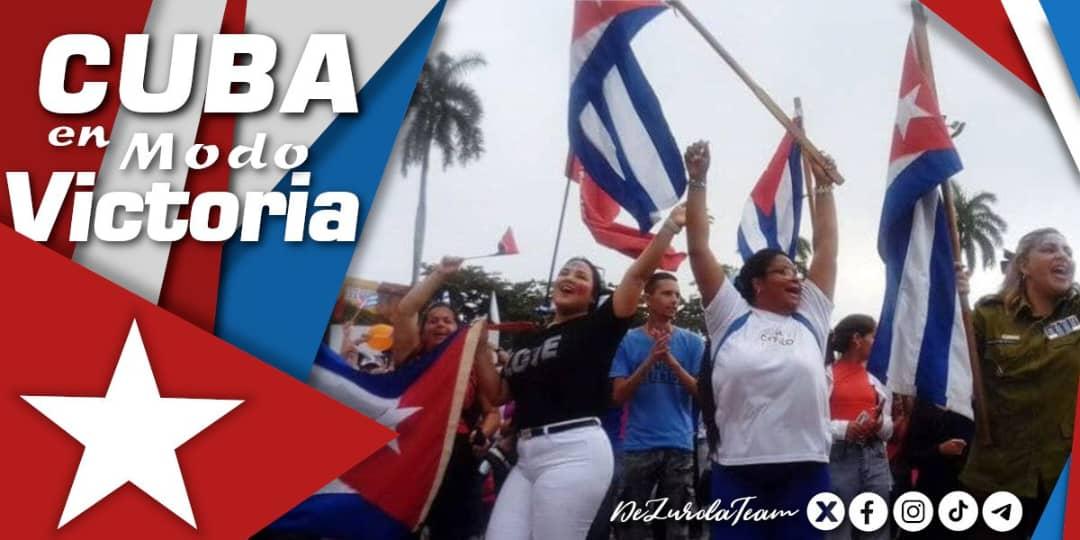 Este pueblo tiene una obra revolucionaria que defender, y estamos dispuestos a defender nuestra soberanía, nuestra independencia, cada vez que esté en juego la Revolución.
#CubaEnModoVictoria