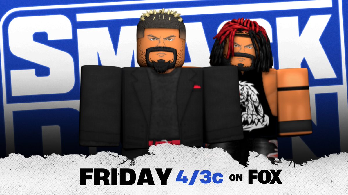 WWEAS_'s tweet photo. TOMORROW NIGHT on #SmackDown:

- After an vicious attack against The Sock on #WWEASRaw, The Bloodline will make their path clear for #SummerSlam.

- @MareDontMiss will kick off the show with a few words to say about his upcoming title match against Jarko Kross. https://t.co/eNRWDednNE