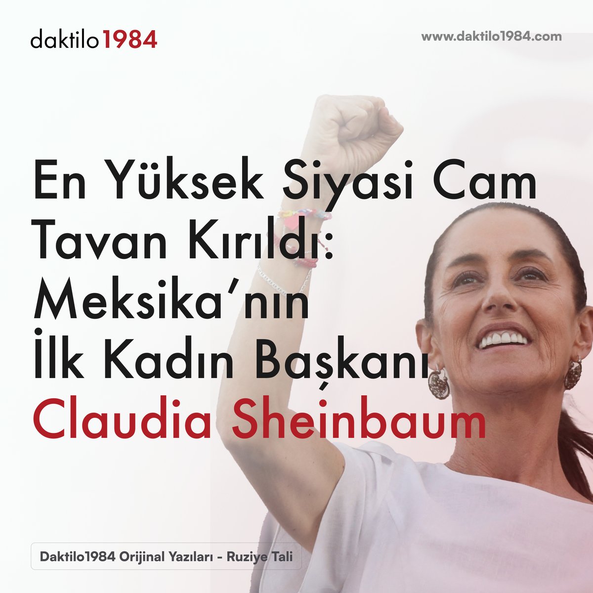 🚩 "Meksika, siyasette ve kamusal görevlerde cinsiyet eşitliği konusunda olağanüstü sosyal, kurumsal ve kültürel değişimler yaşadı."

Ruziye Tali (<a href="/RuziyeT/">Dr.Ruziye Tali</a>) yazdı 👇

daktilo1984.com/yazilar/en-yuk…
