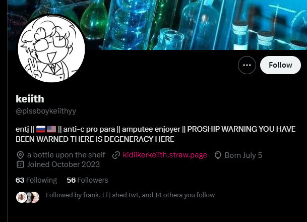 anticonsent's tweet image. hi oomfs u follow a nazi