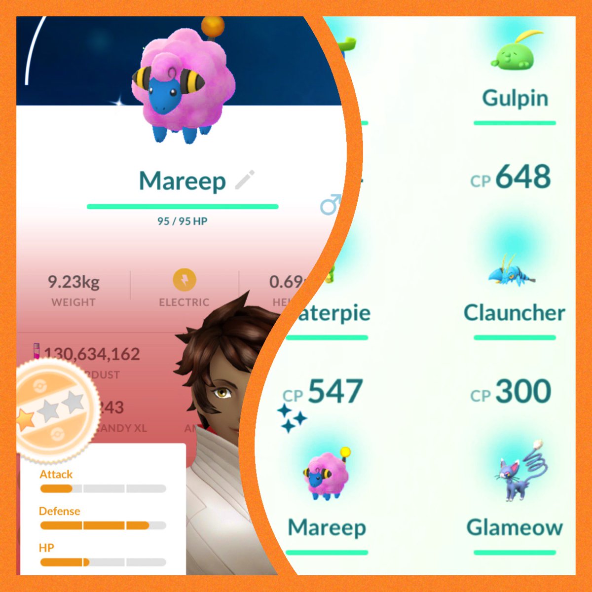 KamikeoPoGo's tweet photo. ✨#ShinyTIMBURR✨
✨#ShinyMAREEP✨

✨🍀 Did a #PokemonStorage clear. #PokemonGoPlus worked overtime this today! 🍀✨ 🤩

... 👊🏾🐻  GRIND! 
#ShinyPokemon #TIMBURR #MAREEP #ShinyGameIsStrong #OnlyMatterOfTime #ShinyHunter #PokemonGo #PokemonGoApp https://t.co/ykQeQI7rfA