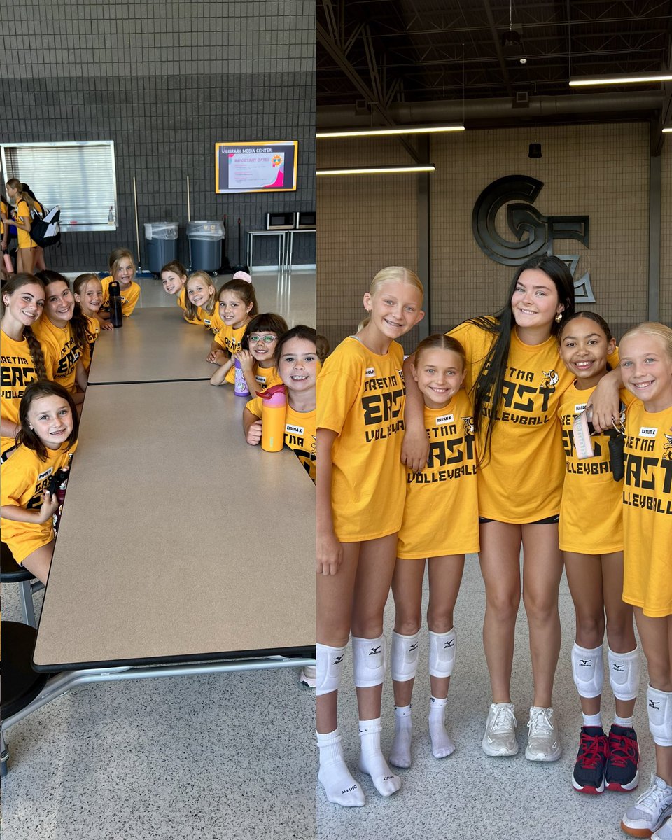 Day 2 of camp is complete!✅ Such a fun 2 days of volleyball🏐The future of Griffin volleyball is bright🤩🙌🦁🦅

#ItsAGreatDayToBeAGriffin #GriffinVB