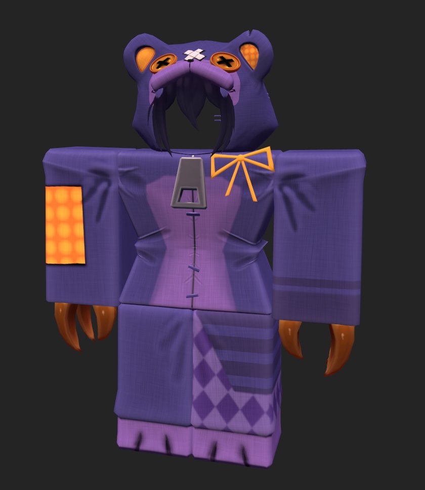 CHARACTER I TEXTURED FOR #DownwardDescent !! MODEL IS BY @light_nil_ BTW