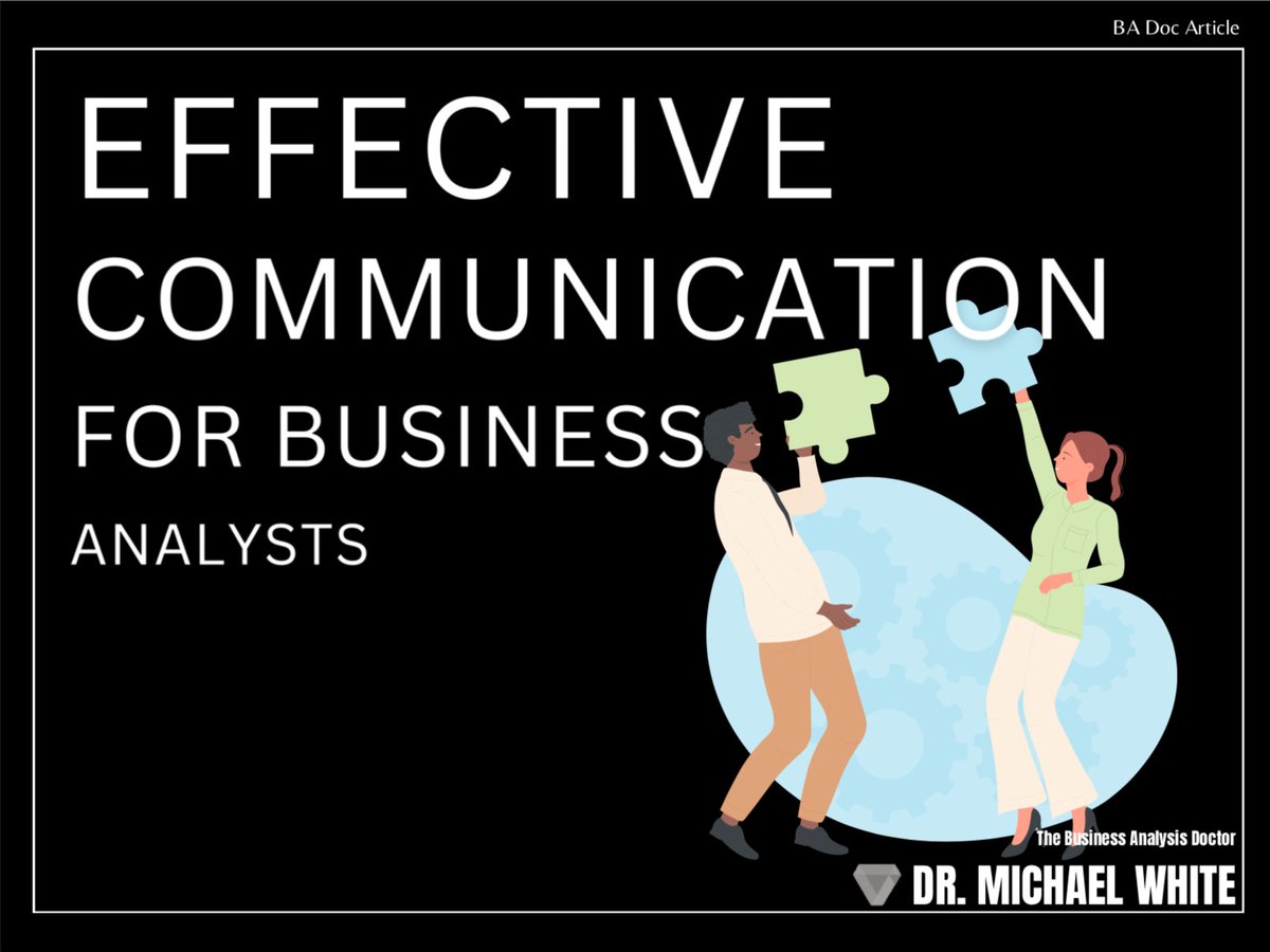 The Business Analysis Doctor - BA Training tweet media