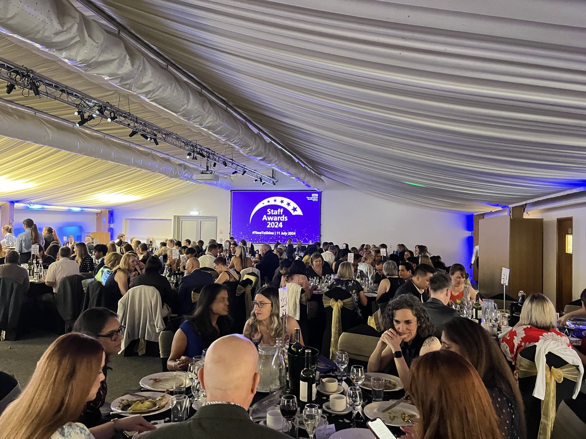 Really lovely to be ⁦<a href="/enherts/">East and North Hertfordshire Teaching NHS Trust</a>⁩ annual awards, thanks to ⁦<a href="/ENHHCharity/">East and North Hertfordshire Hospitals' Charity</a>⁩ #timetoshine