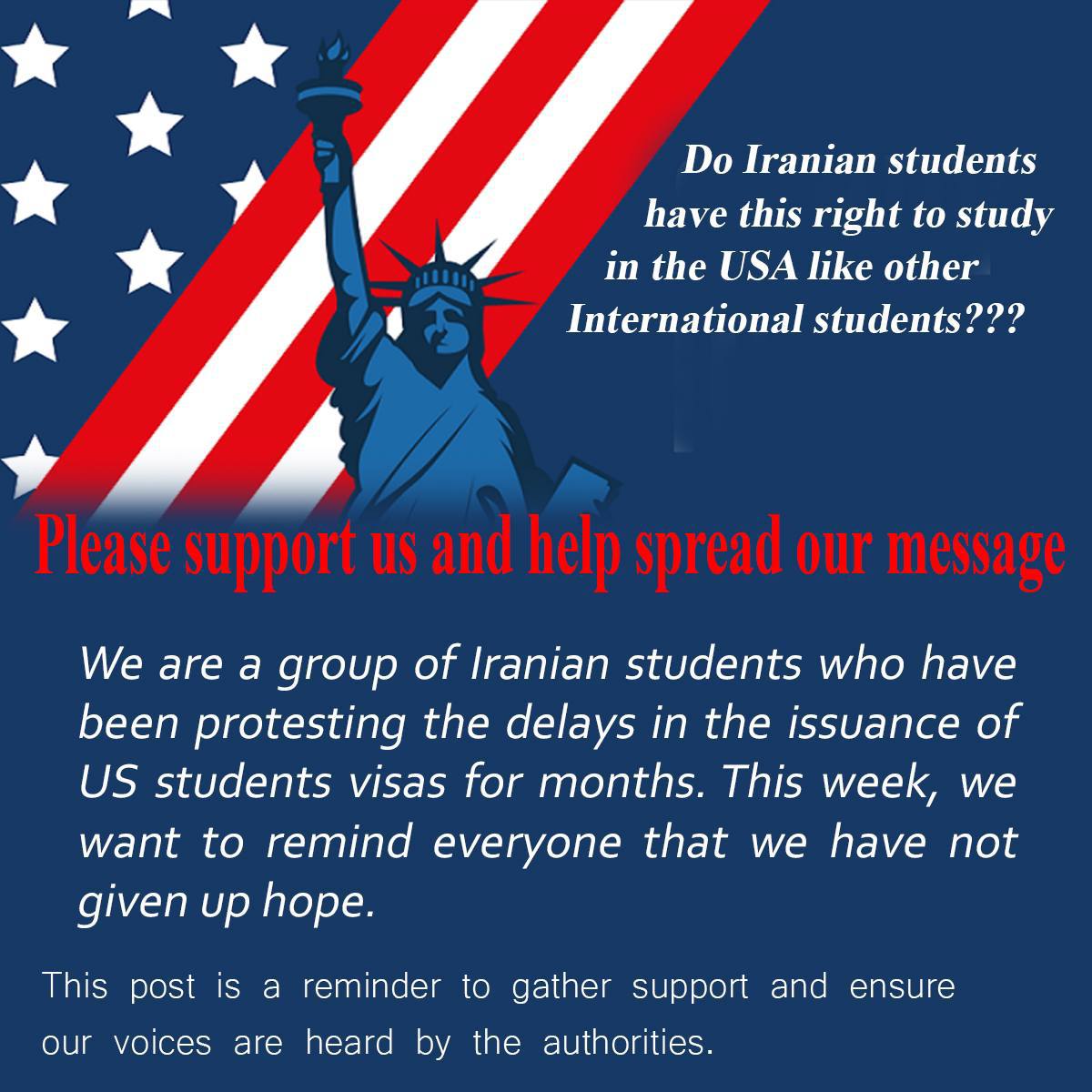 smartBeautyfull's tweet photo. #IranianStudents_USVisaDelays 
After 8 months of waiting for AP approval for my F1 visa, I now have just two weeks left to lose my PhD position.
@prismreports
@k_langin
#LongAPIranian https://t.co/r5X4mQ6042