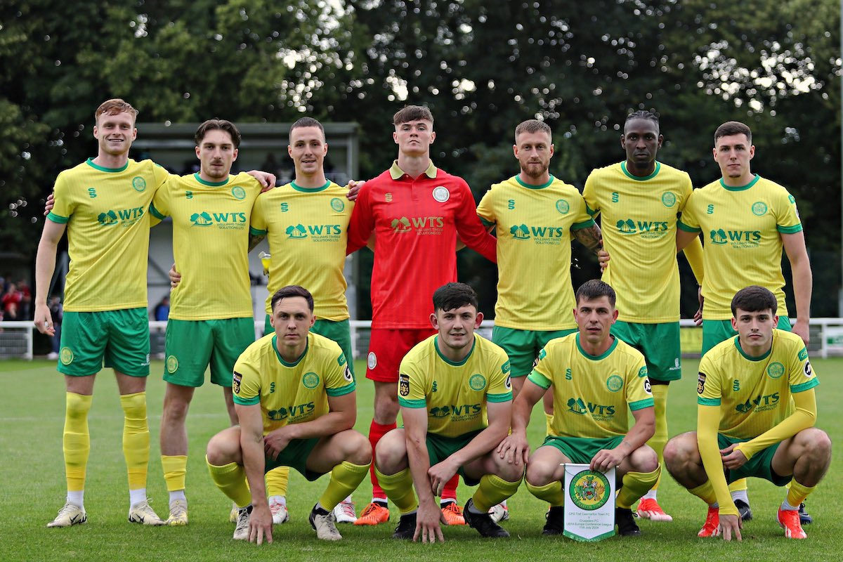 Hanes 📖 

The first starting XI to represent <a href="/CaernarfonTown/">CPD Tref Caernarfon Town FC</a> in Europe 🔢

#UECL | #JDCymruPremier