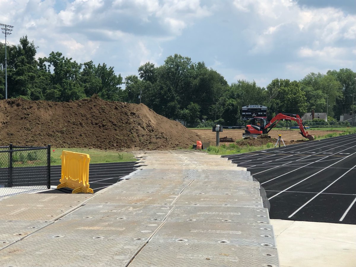 🎉 ​ Big Athletic News for the New School Year! ​ 😃
​
We're thrilled to show you the beginnings of the new upgrades coming to our athletic fields! ​ Say goodbye to the old grass and hello to a brand new, state-of-the-art turf surface! ​ 
🖤🤍💛
#GeneralPride ​ #TurfUpgrade