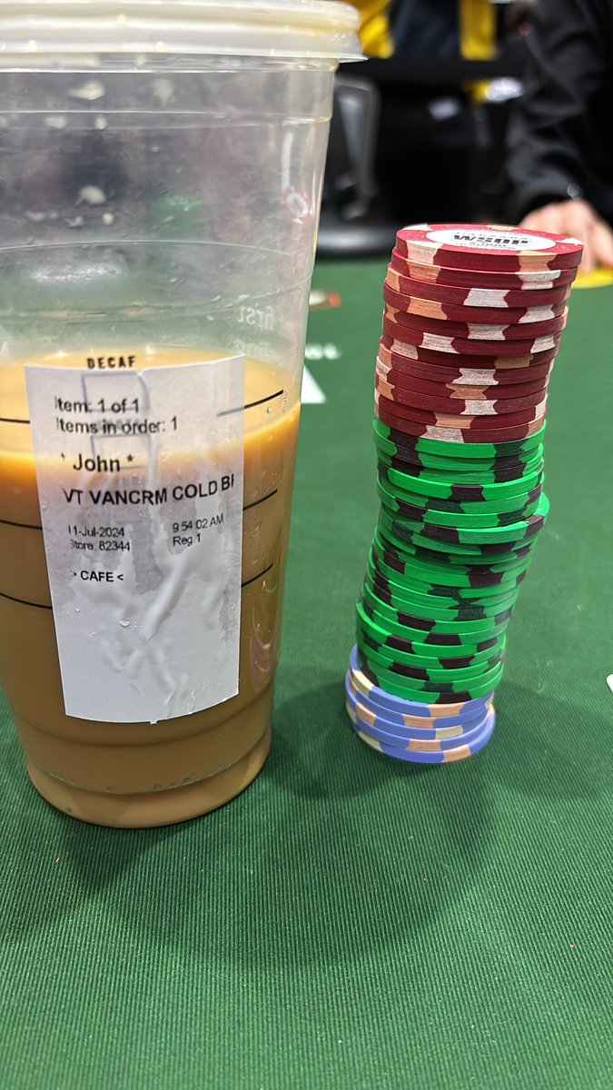 Moving day at the <a href="/wsop/">WSOP - World Series of Poker</a> Main Event. Planning to bag 4+ million by the end of the day. Let’s goooo!