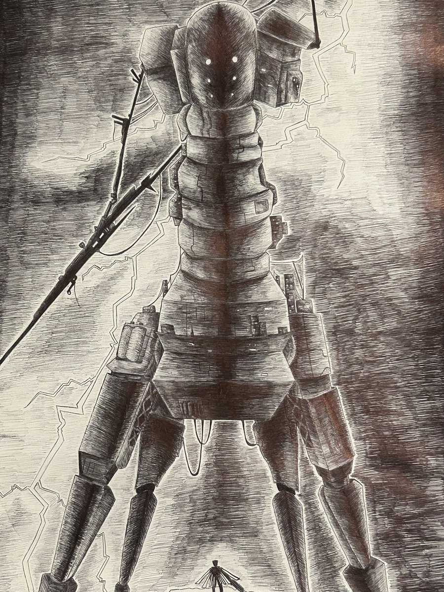 Did I ever post this? Probably not. Here’s a thing I did for a pen project that I still really like.

[ #ultrakill ]