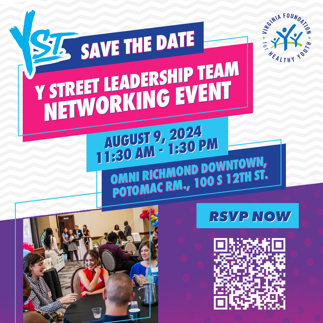 We're preparing for our ULTIMATE Summit Networking Event in Richmond on August 9th! 🔥 Scan the QR code to RSVP NOW. You won't want to miss it! #Summit2024 #YStreetMovement <a href="/HealthyYouthVA/">Virginia Foundation for Healthy Youth - VFHY</a>