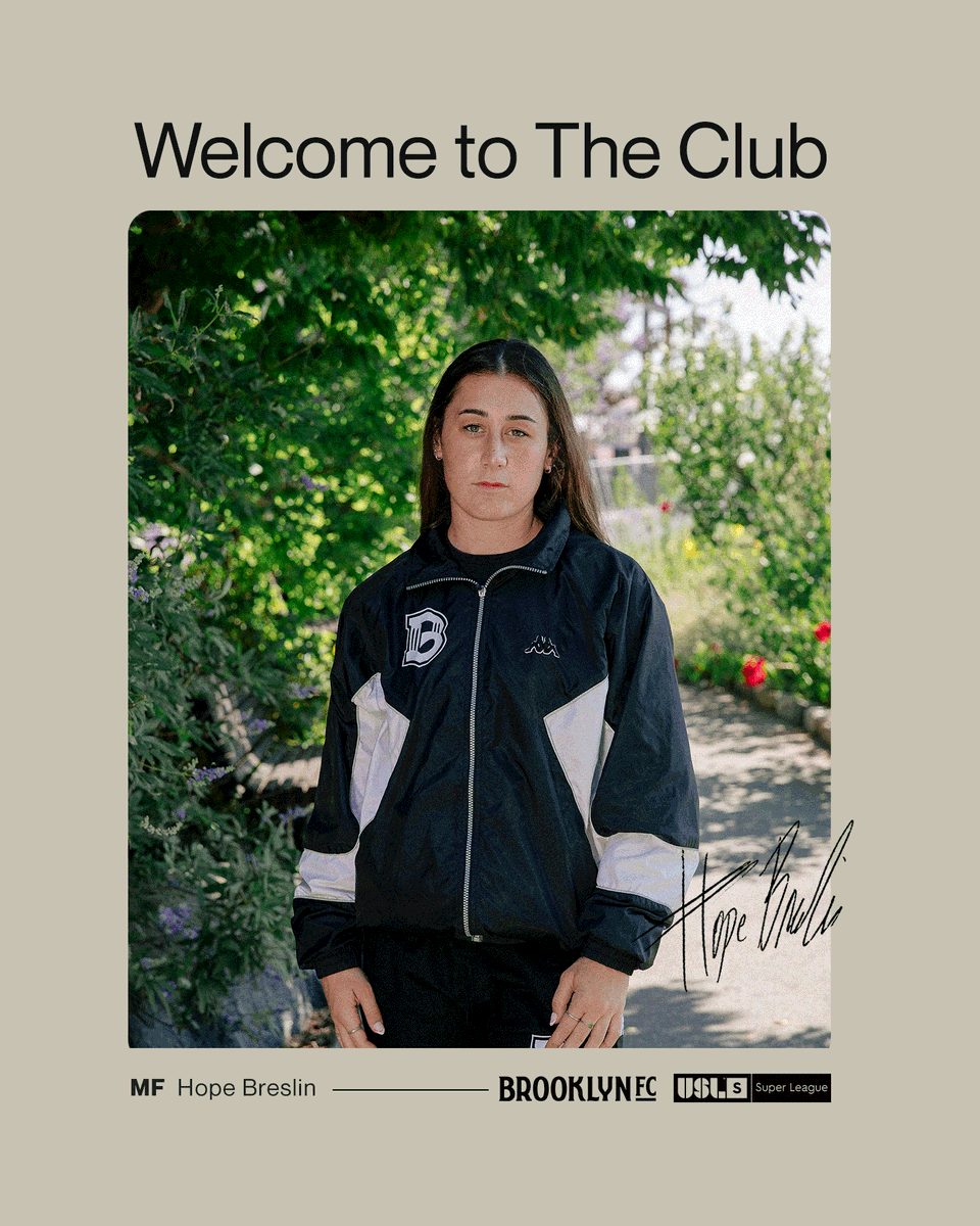 Welcome to the club, Hope Breslin – BKWFC’s most recent USL Super League midfield signing.