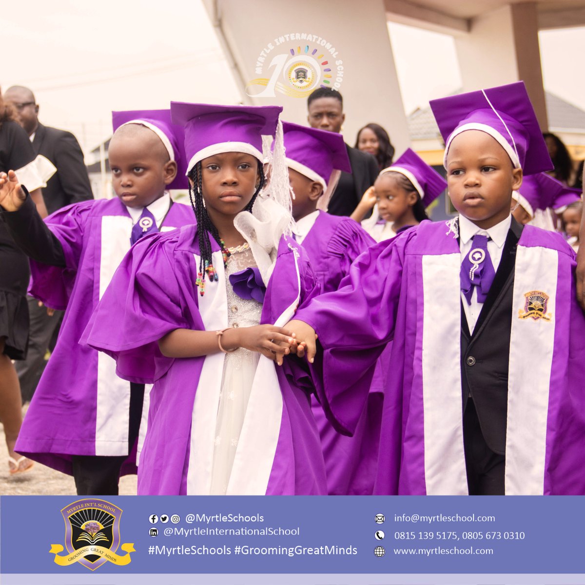myrtleschools's tweet photo. Goodbye to EYFS! 

We're beaming with pride as our EYFS stars take their next big step into Key Stage 1! It's a joyous moment for parents and us alike, marking the end of a fantastic journey. 
#myrtleat10 #misat10 #myrtleschools
#NurseryGraduation #TransitionToKS1 #ProudSchool https://t.co/HxTyCNGtre