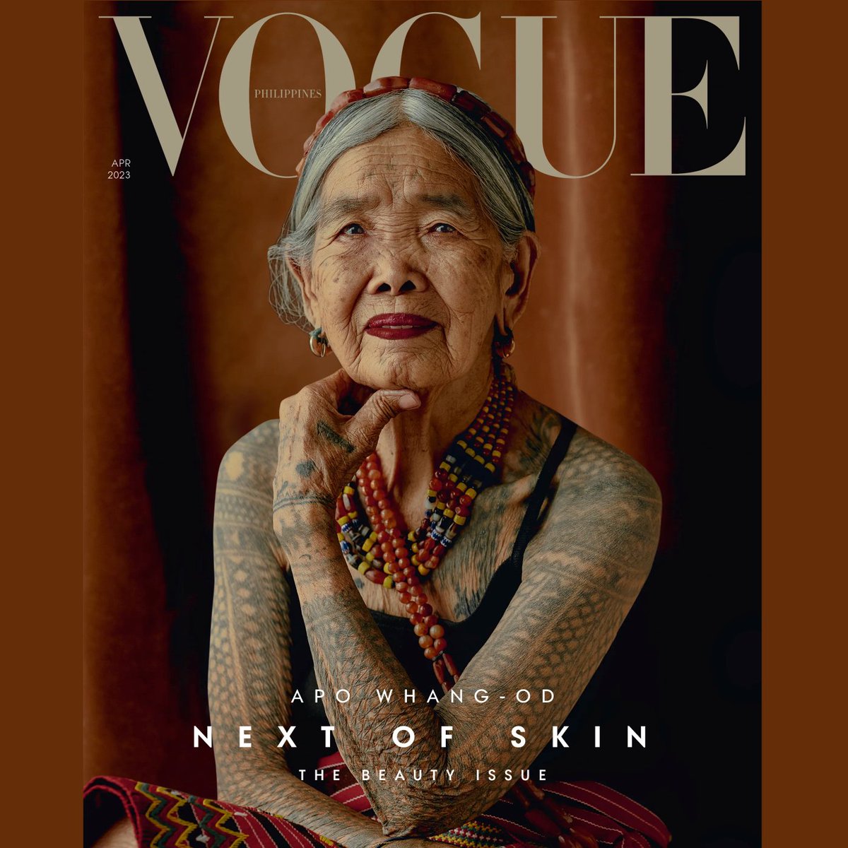 robertlufkinmd's tweet photo. Apo Whang-Od is modeling for the cover of Vogue at the age of 106.

What are you doing in your Golden Years?

https://t.co/4vDsPYQETy https://t.co/egdeqOxdsu
