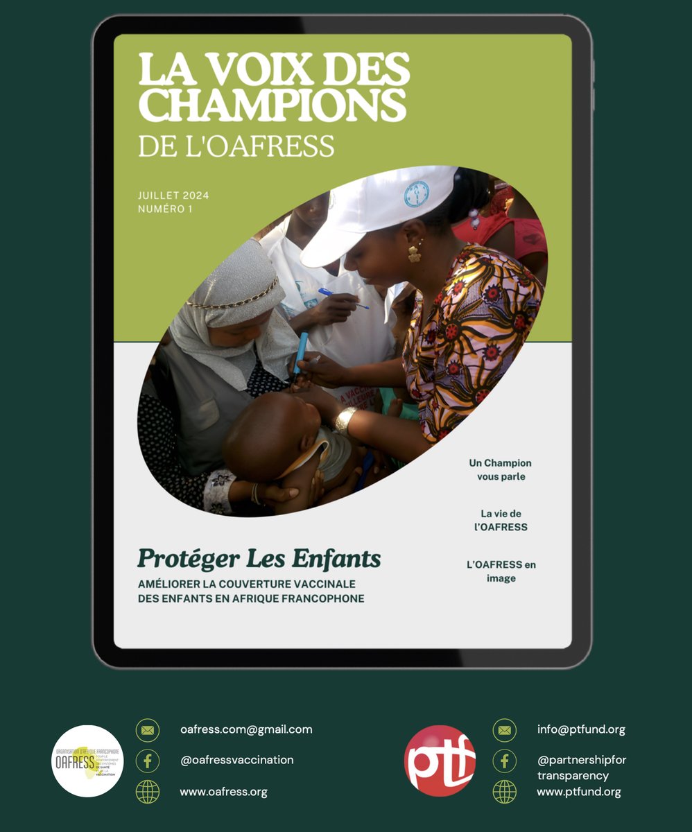 African Anti-Corruption Day - A success story thanks to the Champions vaccinating children in 18 French-speaking countries - despite corruption and many obstacles - ptfund.org/the-voice-of-t…