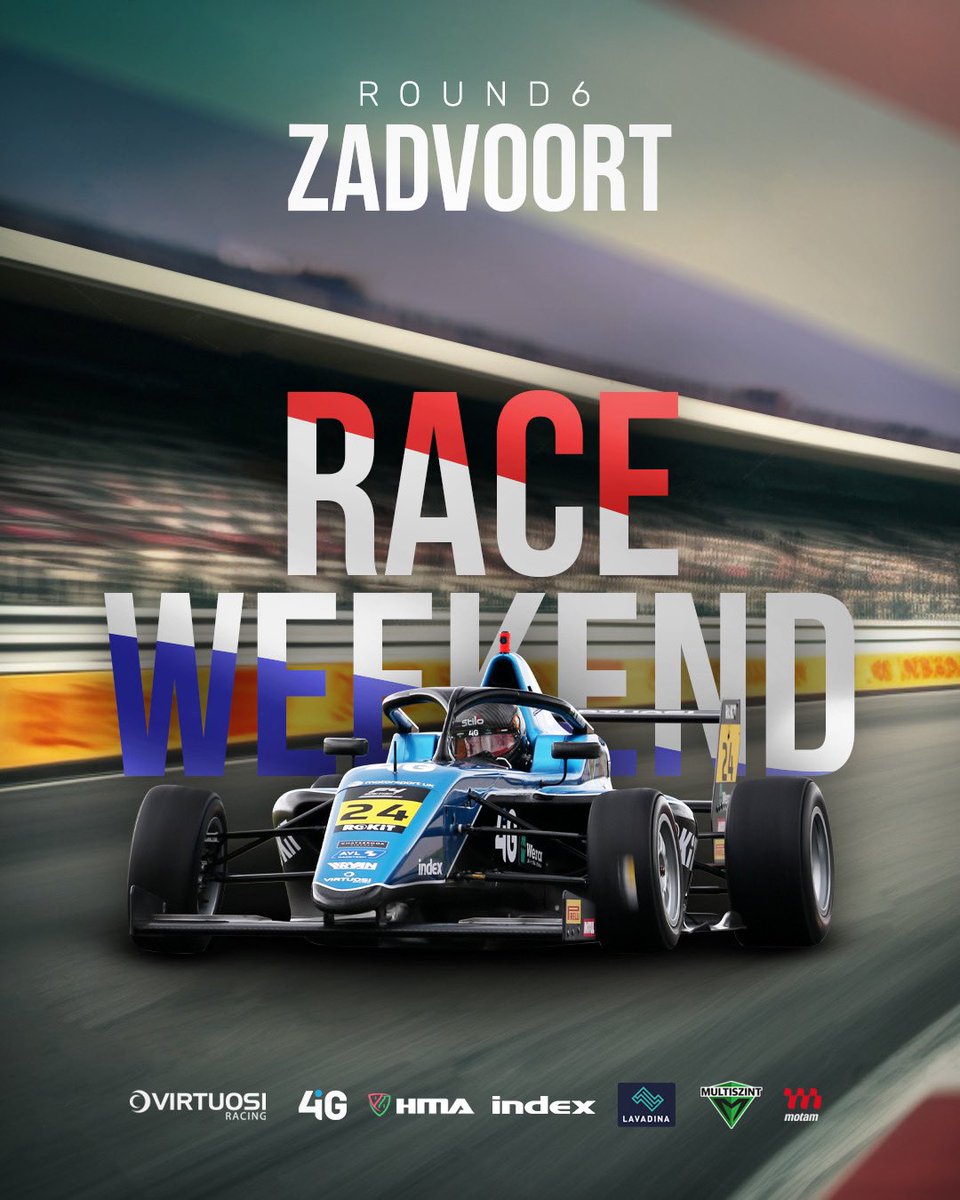 MartinMolnar24's tweet photo. 🇬🇧🗞️Weekend preview: https://t.co/8KPlSenNl7 #zandtvoort #britishf4 #humda #motam #fia #formula4 https://t.co/axKN37WFJy