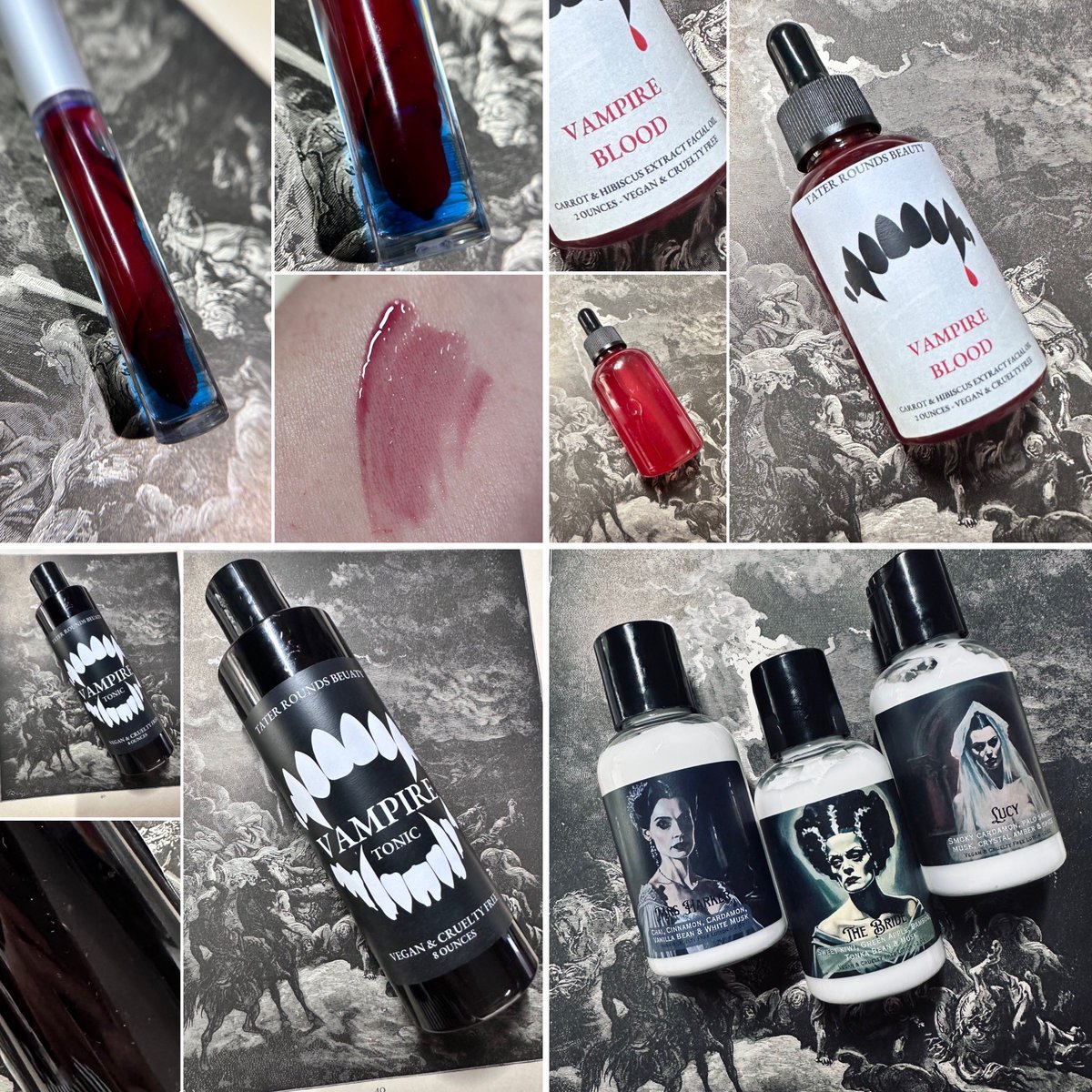 TaterRoundsB's tweet photo. New stuff up on my website! 🖤🩸 https://t.co/DIcelSmcto