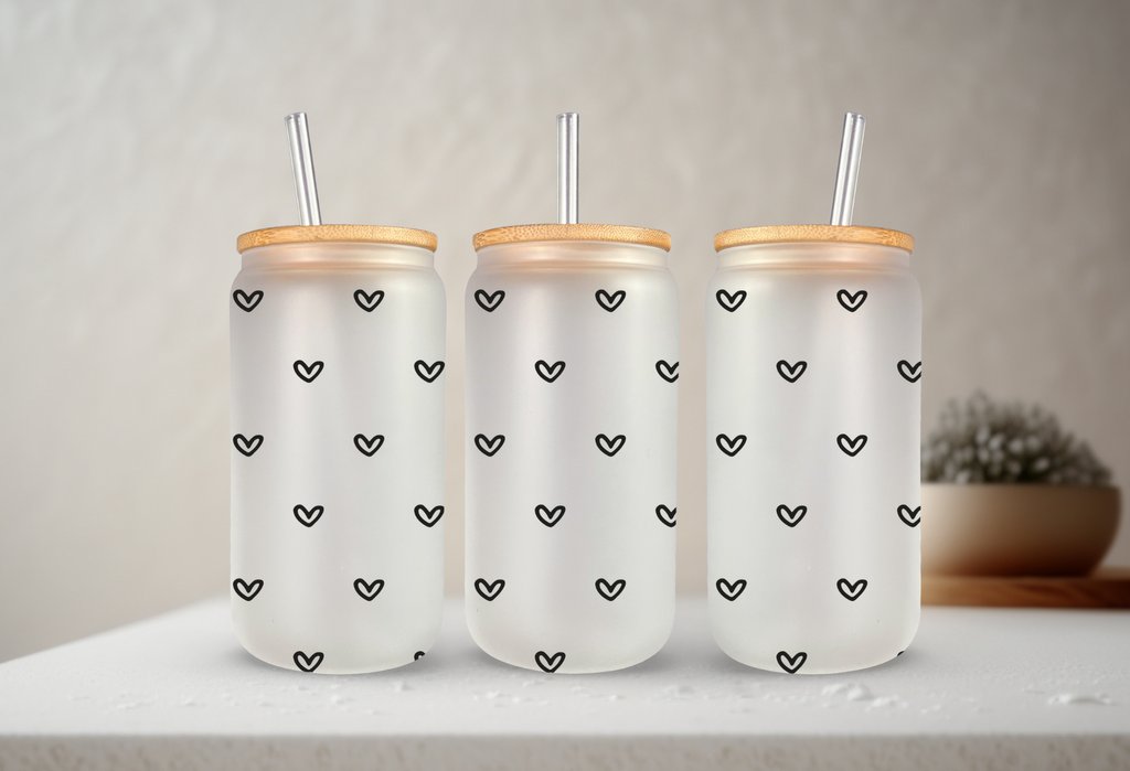 sks_designs's tweet photo. Tiny Hearts | 20 oz Frosted Glass Libbey Can Glass with Bamboo Lid &amp; Straw
https://t.co/eK3PEaM4hl
.
.
.
#teckwrapcrafts #cricutcrafts #cricutmade #silhouettecameo #silhouettecrafts #silhouettemade #libbeyglassware #vinylwraps https://t.co/KkEWWmE2Ud