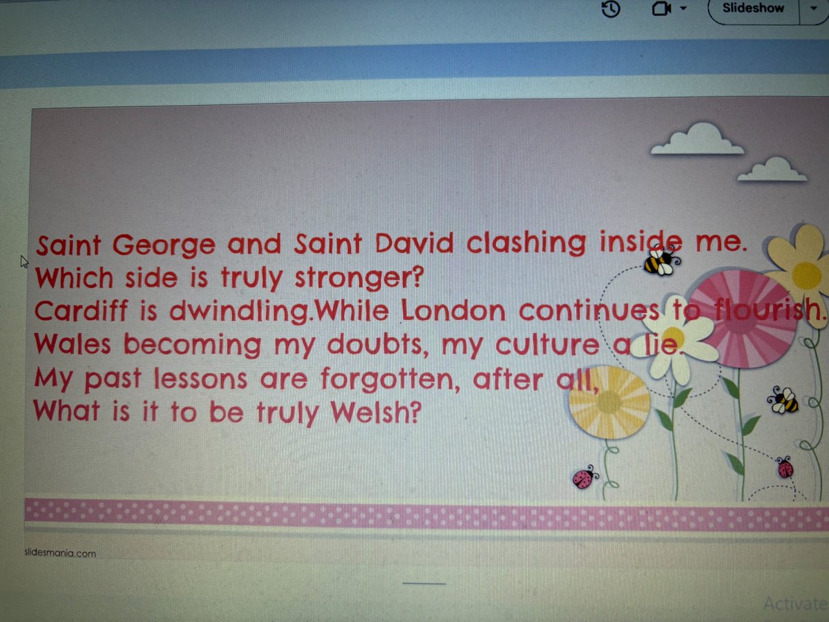 Llongyfarchiadau to our new bardd 'EM', here are some shots of her winning bardd entry.