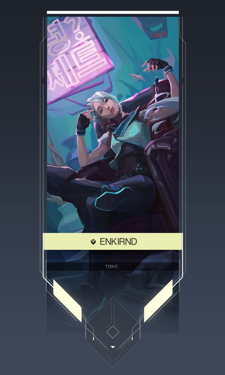 Xanimevisuals's tweet photo. VALORANT player card design https://t.co/vQdItngZAe