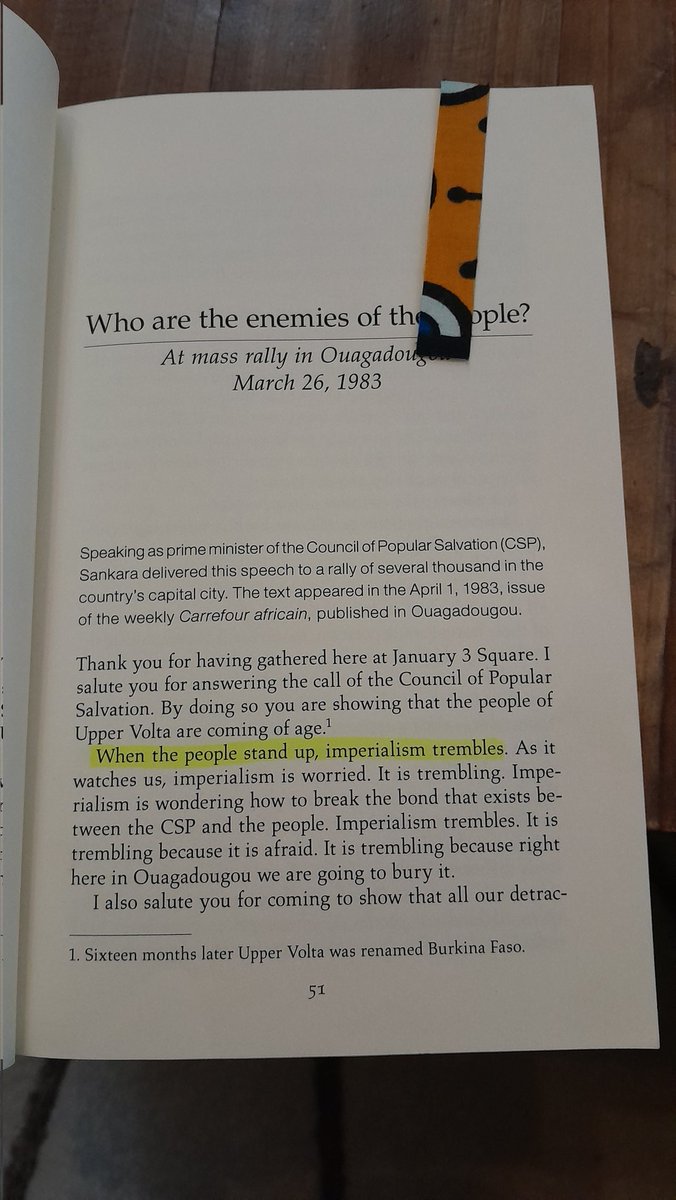 lwamweiga's tweet photo. Today and the last few weeks have motivated me to get this book off the shelf. The first few pages already captures where we are as a people. The ideas in this book are invaluable. 
Sankara had a lot of ideas, that we are still fighting for today, 40 years later! https://t.co/ty0E7dO4Hh