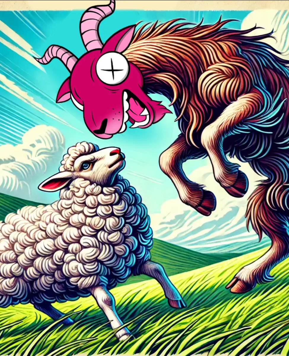 Tried explaining the wonders of $GOAT to a sheep today... 
All I got was a blank stare and a confused bleat. Some creatures are just destined to follow the herd.

This GOAT, however, is a leader!