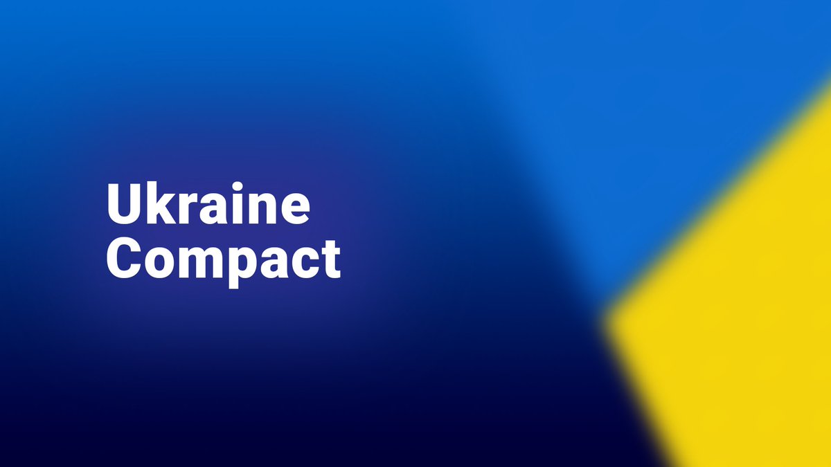 vonderleyen's tweet photo. Fully behind the Ukraine Compact endorsed in the margins of the NATO Summit
 
24 countries & the EU reaffirm their commitment to Ukraine’s freedom, security and sovereignty.
 
We will support Ukraine’s defence & deterrence against the Russian aggression now and in the future ↓

https://t.co/3ptjJLKwxz