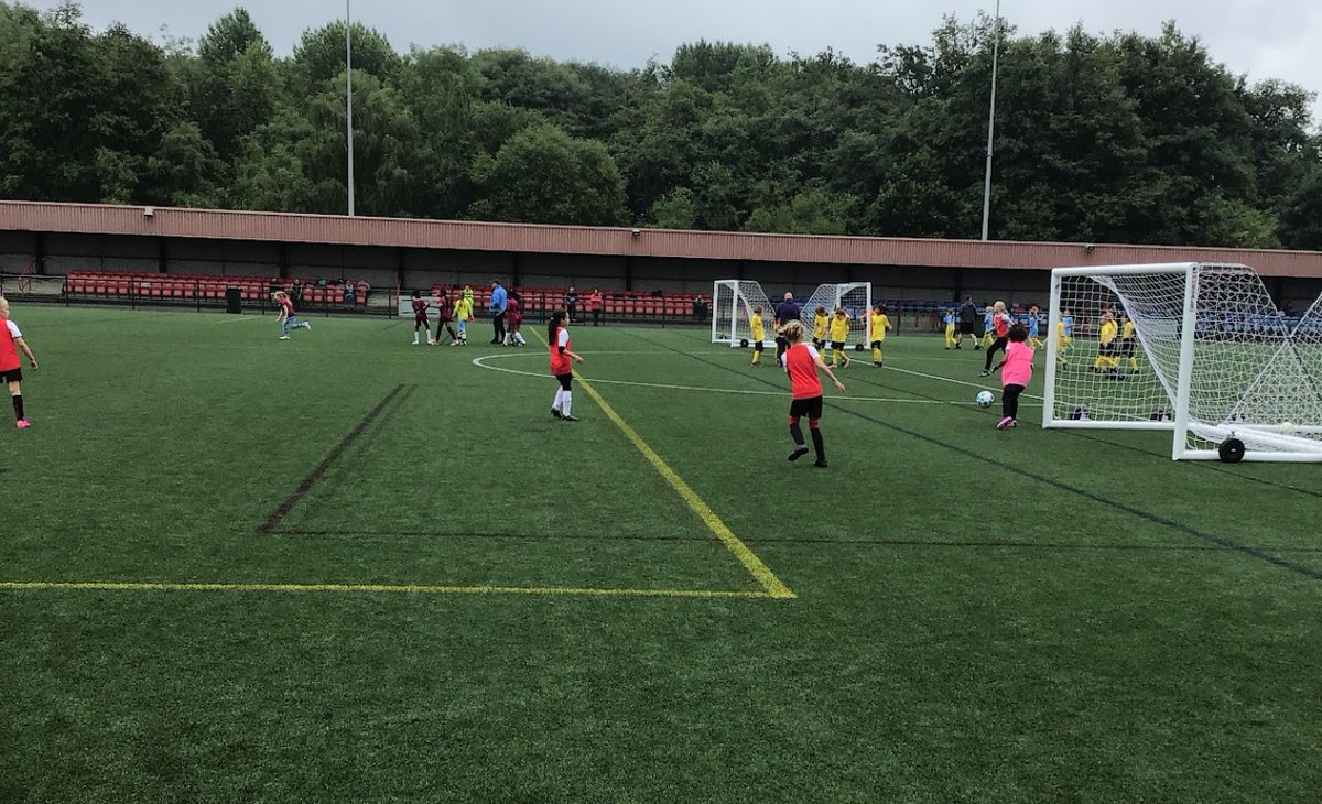 ComputingWPS's tweet photo. On Tuesday, over 100 girls from schools across Leeds came to play in the Woodlesford U9 girls’ cup. It was great to have some of our U11 girls support the children and keep track of the scores. The excitement from all the girls throughout the day was felt all around school!🌟 https://t.co/GbBCaXb9xV