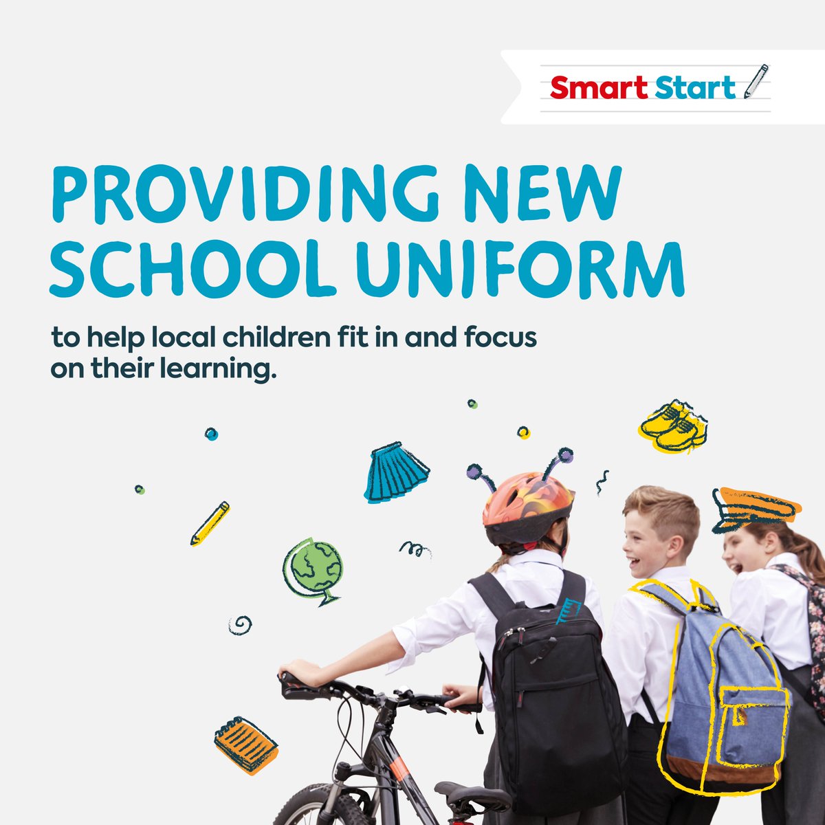 Our school uniform project #SmartStart, aims to ensure that children from struggling families are not made to feel different from their classmates.  If you live in Manchester or Salford and need help with school uniform then we might be able to help - woodstreetmission.org.uk/support-for-fa…